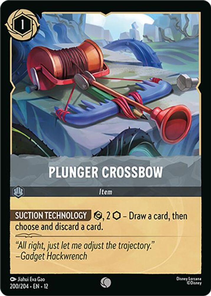 Plunger Crossbow 200/204 Common Wilds Unknown Lorcana Near Mint