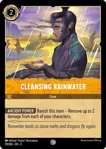Cleansing Rainwater 29/204 Common Into the Inklands Lorcana Near Mint