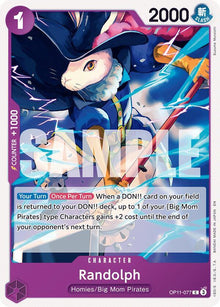 Randolph OP11-077 Common A Fist of Divine Speed One Piece Near Mint
