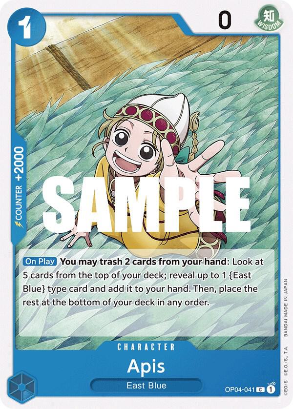 Apis OP04-041 Common Kingdoms of Intrigue One Piece Near Mint