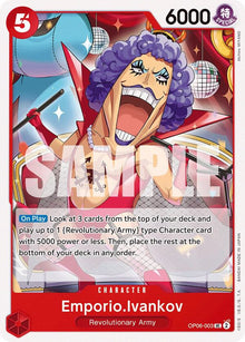 Emporio.Ivankov OP06-003 Uncommon Wings of the Captain One Piece Near Mint