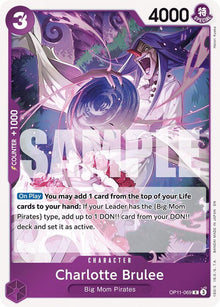 Charlotte Brulee OP11-069 Rare A Fist of Divine Speed One Piece Foil Near Mint