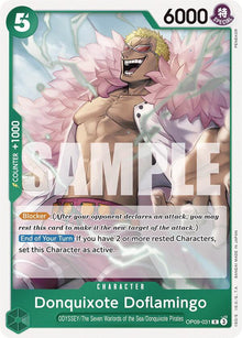 Donquixote Doflamingo OP09-031 Rare Emperors in the New World One Piece Foil NM