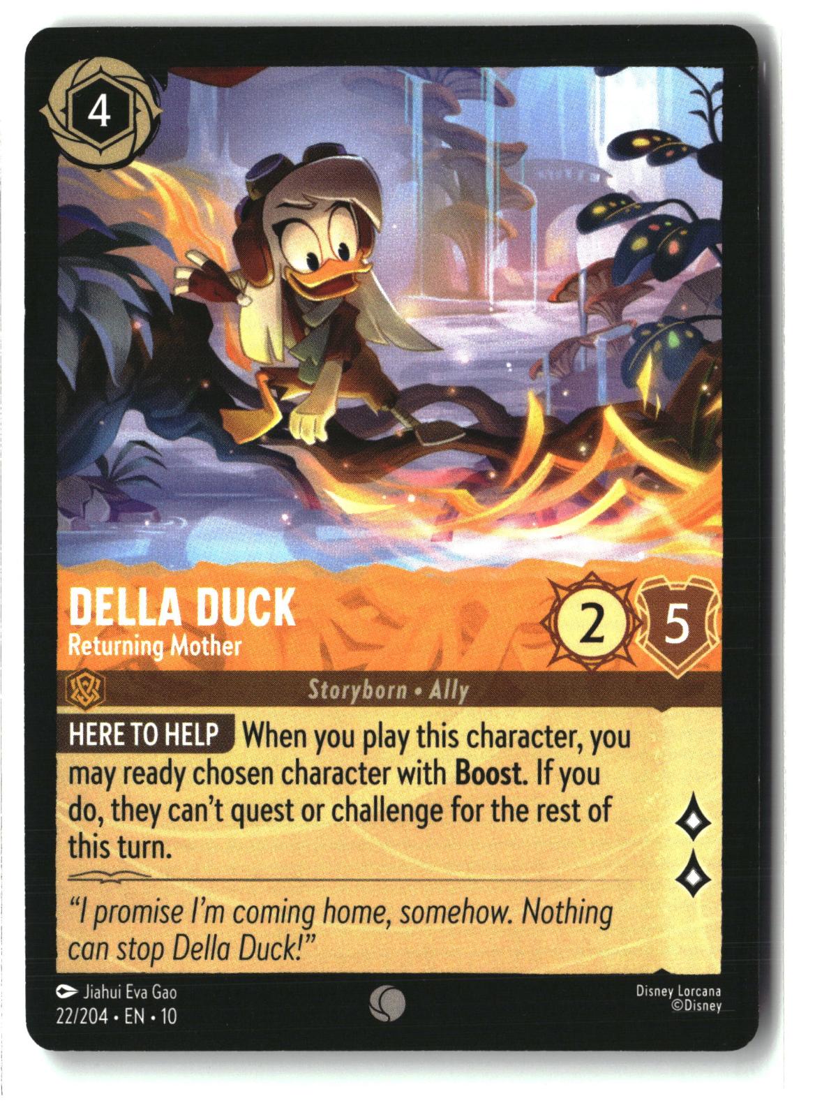 Della Duck - Returning Mother 22/204 Common Whispers in the Well Lorcana LP