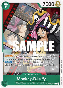 Monkey.D.Luffy (041) OP02-041 Rare Paramount War One Piece Near Mint