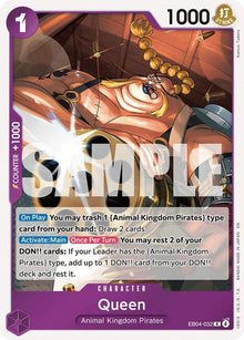 Queen EB04-032 Rare The Azure Sea's Seven One Piece Foil Near Mint