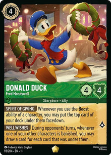 Donald Duck - Fred Honeywell 93/204 Legendary Winterspell Lorcana Near Mint