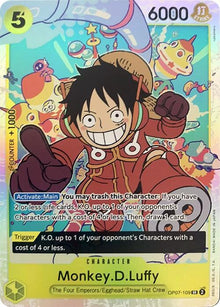 Monkey.D.Luffy (109) OP07-109 500 Years in the Future One Piece Foil NM