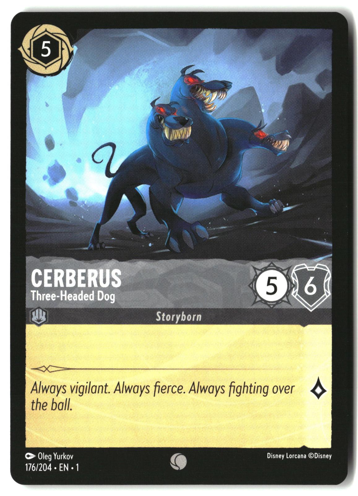 Cerberus - Three-Headed Dog 176/204 Common The First Chapter Lorcana LP
