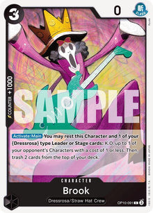 Brook (091) OP10-091 Common Royal Blood One Piece Near Mint