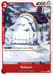Robson OP08-013 Uncommon Two Legends One Piece Near Mint