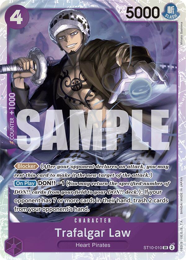 Trafalgar Law (Reprint) ST10-010 Premium Booster -The Best- One Piece Foil NM