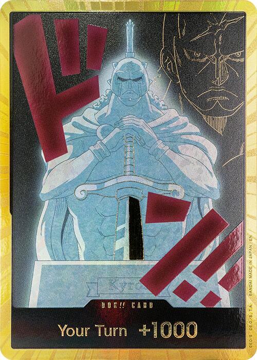 DON!! Card (Kyros) (Gold) Premium Booster -The Best- Vol. 2 One Piece Foil NM