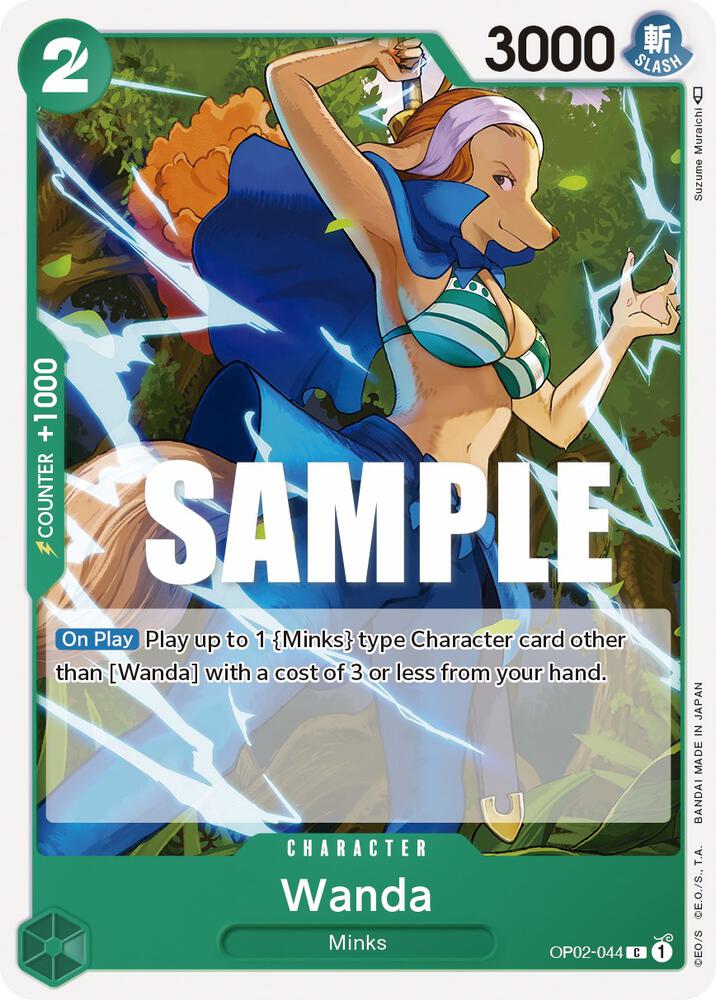 Wanda OP02-044 Common Paramount War One Piece Near Mint