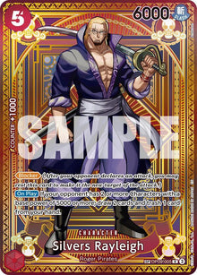 Silvers Rayleigh (SP) OP09-005 Rare A Fist of Divine Speed One Piece Foil NM