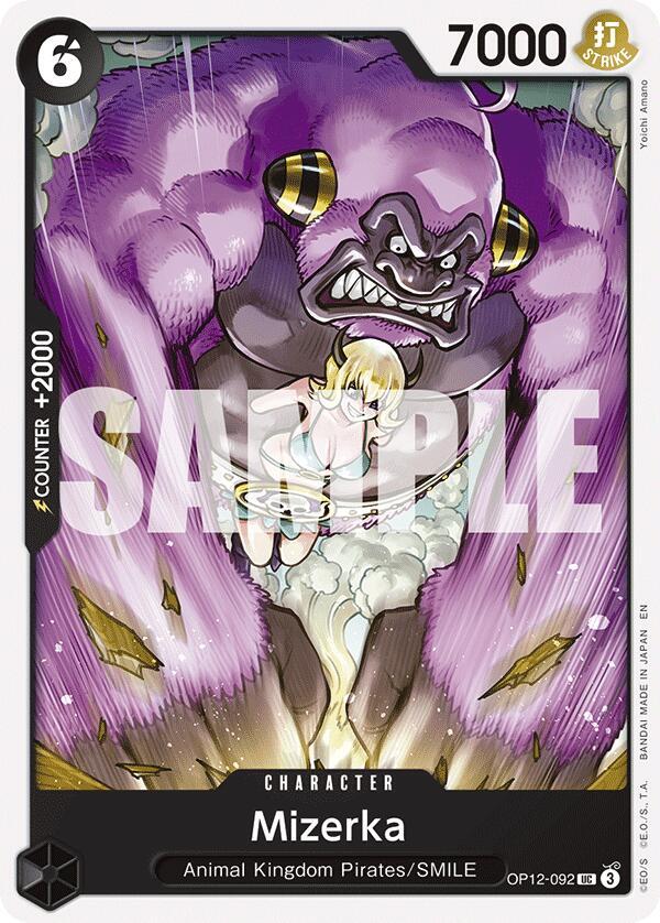 Mizerka OP12-092 Uncommon Legacy of the Master One Piece Near Mint