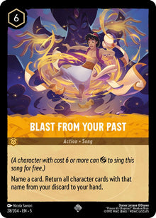 Blast From Your Past 28/204 Super Rare Shimmering Skies Lorcana Near Mint