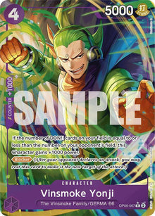 Vinsmoke Yonji (Alternate Art) OP06-067 Premium Booster -The Best- One Piece Foil NM