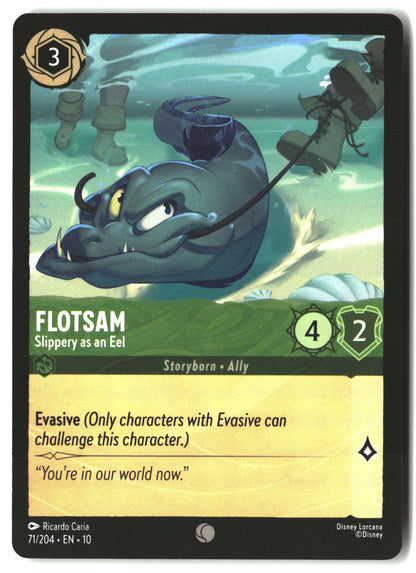 Flotsam - Slippery as an Eel 71/204 Common Whispers in the Well Lorcana LP
