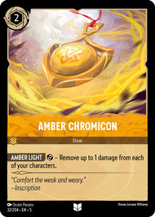 Amber Chromicon 32/204 Uncommon Shimmering Skies Lorcana Near Mint