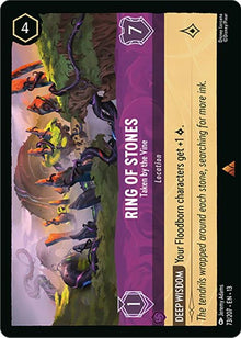 Ring of Stones - Taken by the Vine 73/204 Rare Attack of the Vine! Lorcana NM