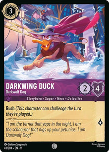 Darkwing Duck - Darkwolf Dog 43/204 Common Winterspell Lorcana Near Mint