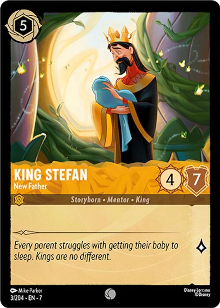 King Stefan - New Father 3/204 Common Archazia's Island Lorcana Near Mint