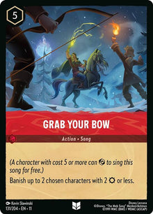 Grab Your Bow 131/204 Uncommon Winterspell Lorcana Near Mint