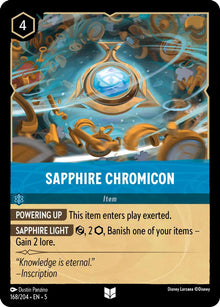 Sapphire Chromicon 168/204 Uncommon Shimmering Skies Lorcana Near Mint