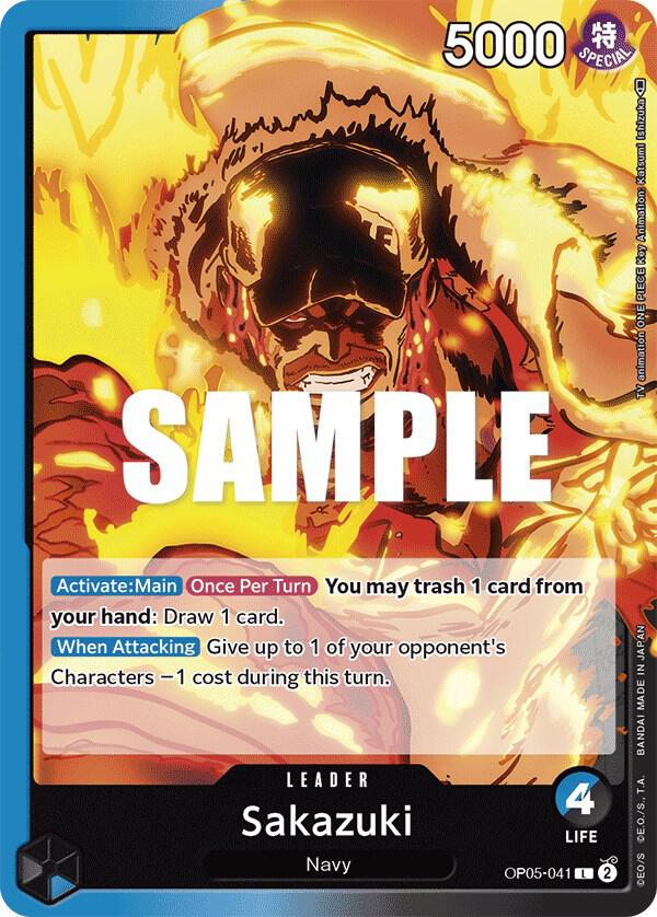 Sakazuki OP05-041 Leader Awakening of the New Era One Piece Near Mint