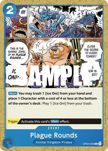 Plague Rounds OP04-055 Common Kingdoms of Intrigue One Piece Near Mint