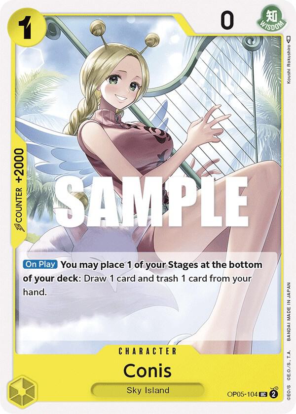 Conis OP05-104 Uncommon Awakening of the New Era One Piece Near Mint