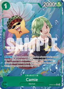 Camie (Alternate Art) OP06-025 Rare Wings of the Captain One Piece Foil NM