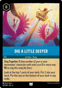 Dig a Little Deeper 162/204 Uncommon Ursula's Return Lorcana Near Mint