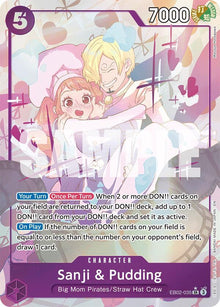 Sanji & Pudding (Alternate Art) EB02-035 Extra Booster: Anime 25th Collection One Piece Foil NM