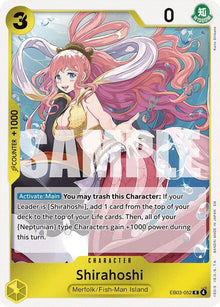 Shirahoshi EB03-052 Extra Booster: One Piece Heroines Edition One Piece Foil NM