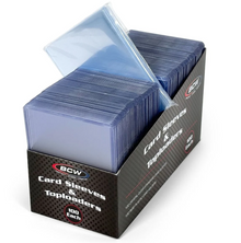 100 Count Card Sleeves and Top Loader Combo Pack - 3x4 Standard BCW