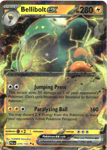Bellibolt ex 079/193 Double Rare Paldea Evolved Pokemon Near Mint