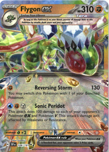 Flygon ex 106/191 Double Rare Surging Sparks Pokemon Near Mint