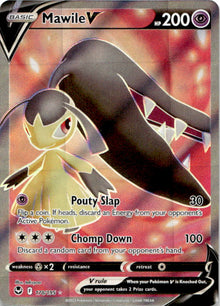 Mawile V 178/195 Ultra Rare Silver Tempest Pokemon Near Mint
