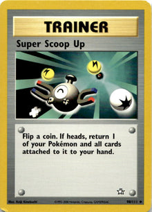 Super Scoop Up 98/111 Uncommon Neo Genesis Pokemon Unlimited Vintage