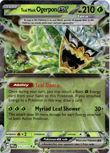 Teal Mask Ogerpon ex - 012/131 012/131 Holo SV: Prismatic Evolutions Pokemon NM