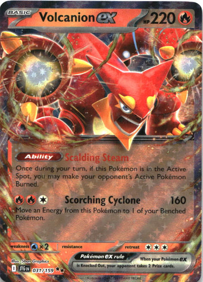 Volcanion ex 031/159 Double Rare Journey Together Pokemon Near Mint