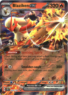 Blaziken ex 024/159 Double Rare Journey Together Pokemon Near Mint