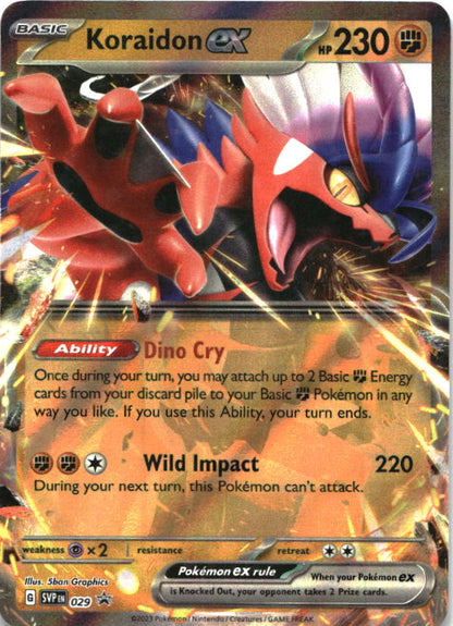 Koraidon ex 029 Holo Promo Scarlet & Violet Promo Pokemon Near Mint