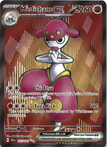 Medicham ex 161/142 Ultra Rare Stellar Crown Pokemon Near Mint