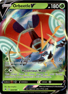 Orbeetle V 020/185 Holo V Rare Vivid Voltage Pokemon Near Mint