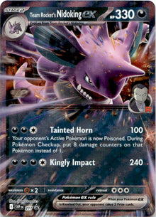 Team Rocket's Nidoking ex 217 Holo Promo Scarlet & Violet Promo Pokemon NM