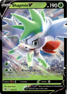 Shaymin V 013/172 Holo V Rare Brilliant Stars Pokemon Near Mint