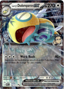 Larry's Dudunsparce ex 164/217 Double Rare ME: Ascended Heroes Pokemon Near Mint
